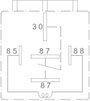 Autós relé, 12 VDC, 60 A/30 VDC, 840 W, MINI ISO, Zettler Electronics AZ979-1C-12D 3. bélyegkép