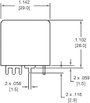 Autós relé, 12 VDC, 60 A/75 VDC, 1120 W, MINI ISO, Zettler Electronics AZ983-1C-12D 2. bélyegkép