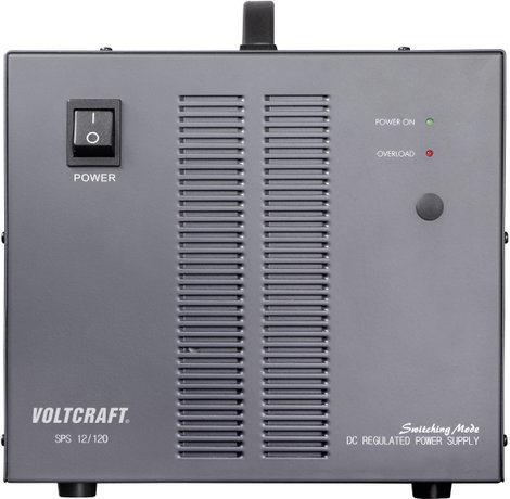 Nagyáramú kapcsolóüzemű tápegység 12-14.5V/DC 120A 1700W Voltcraft SPS12/120