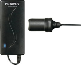 Hűtőtáska adapter 230V/12V szivargyújtó hálózati adapter átalakító AC/DC 230 - 12V 5A 60W VOLTCRAFT 