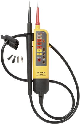 Kétpólusú feszültségvizsgáló CAT II 690 V, CAT III 600 V FLUKE-T90