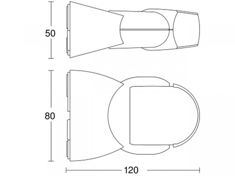 Infravörös fali/mennyezeti mozgásérzékelő, 120°, fehér, Steinel IS 1 600310 3. kép