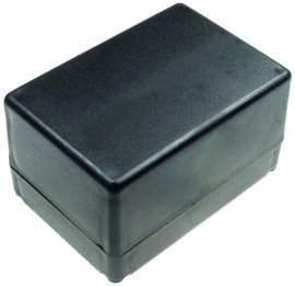 Műszerház, üres műszer doboz G028 72x50x42mm fekete Kemo Electronic