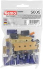 Elektrolit kondenzátor készlet 50 db, axiális, fekvő, Kemo S005 2. bélyegkép