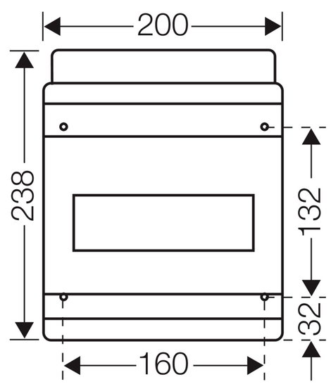 Hensel 4012591107071 KV 1509 Kis elosztó Falra szerelhető Osztások száma = 9 Sorok száma = 1 Tartalo 3. kép