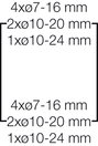 Hensel 4012591107071 KV 1509 Kis elosztó Falra szerelhető Osztások száma = 9 Sorok száma = 1 Tartalo 4. bélyegkép