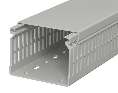 OBO Bettermann 6178209 Kábelvezető csatorna (H x Sz x Ma) 2000 x 80 x 60 mm 1 db Kőszürke