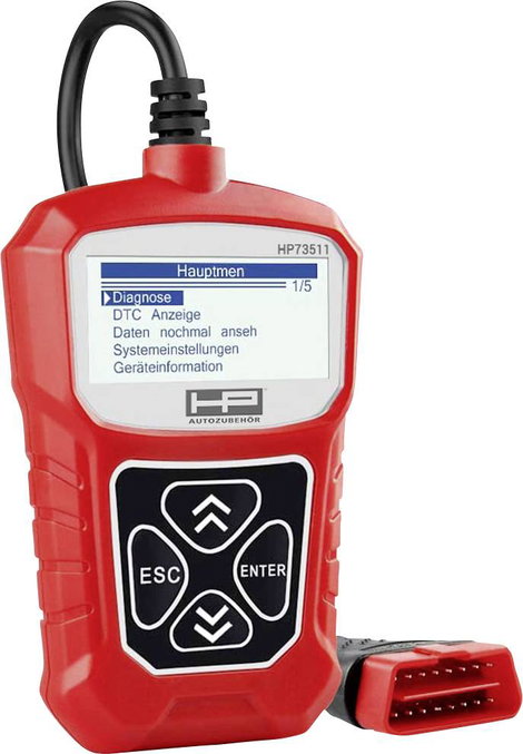 HP Autozubehör OBD II diagnosztikai eszköz OBD II Diagnosegerät 75311 Alkalmas (autómárka): Universa 3. kép
