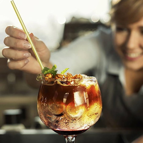 Trinkhalme aus farbigem Glas 21 cmSzívószálak színes üvegből 14.2019.06 2. kép