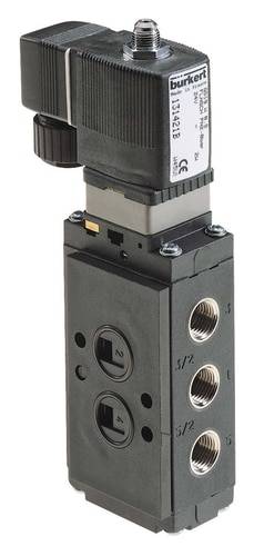Bürkert Szervó vezérlésű szelep 131421 6519 Namur 24 V/DC Ház anyaga Poliamid Tömítőanyag NBR, PUR 1