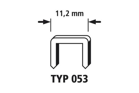 Acélkapocs készlet 5000db Wolfcraft 7032100 Typ 053