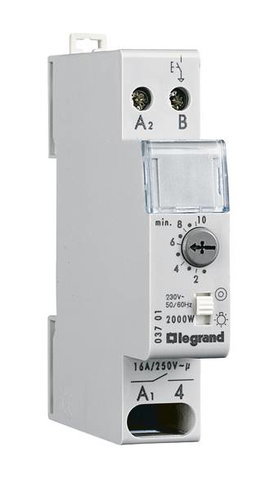 Legrand 3701 Lépcsőház világítás időkapcsoló Kalapsínes 230 V/AC