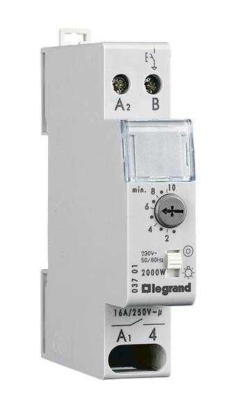 Legrand 3701 Lépcsőház világítás időkapcsoló Kalapsínes 230 V/AC