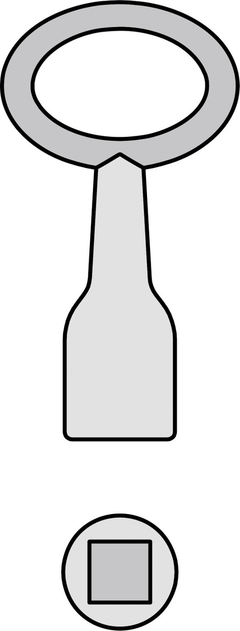 Basi 301V-10 Szerelőkulcs Ezüst 3. kép