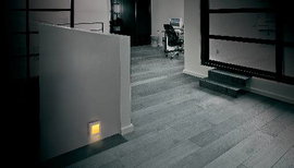 m-e modern-electronics Éjszakai fény Szögletes LED Borostyán Fehér