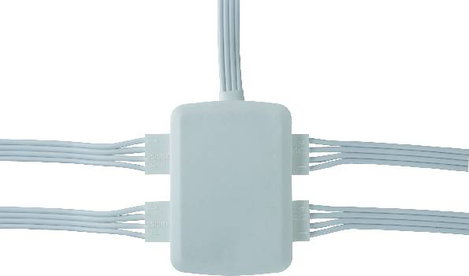 Elosztó LED szalaghoz, 4 részes, fehér, Paulmann YourLED Junctionbox 70203 3. kép