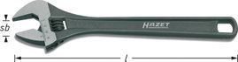 Hazet HAZET 279-8 Állítható villáskulcs 23 mm DIN ISO 6787