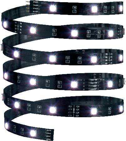 Dekorációs LED fénycsík, fekete, RGB LED, 3m, YourLED ECO Paulmann 70252