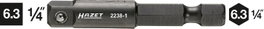 Hazet HAZET 2238-1 Összekötő darab Meghajtás (csavarhúzó) 1/4 (6,3 mm) Elhajtás 1/4 (6.3 mm) 50 mm 1