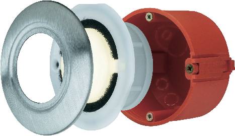 Beépíthető lámpa, IP 65, LED, fixen beépített LED-del, Paulmann Special Line Opal 937410 4. kép