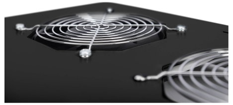 Digitus DN-19 FAN-4-B-N 19 coll 4 x Hálózati szekrény ventilátor 1 ME Fix beépítés, Kapcsolóval Alka 4. kép