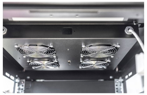 Digitus DN-19 FAN-4-B-N 19 coll 4 x Hálózati szekrény ventilátor 1 ME Fix beépítés, Kapcsolóval Alka 7. kép