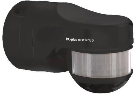 B.E.G. Brück 93323 Felszerelhető, Falra szerelhető Mozgásérzékelő 130 ° Relé Fekete IP54