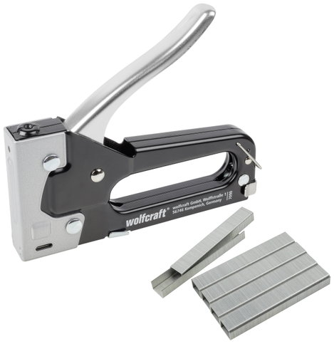 Wolfcraft tacocraft 7090000 Kézi tűzőgép Kapocs típus 53-as típus Kapocs hosszúság 4 - 10 mm