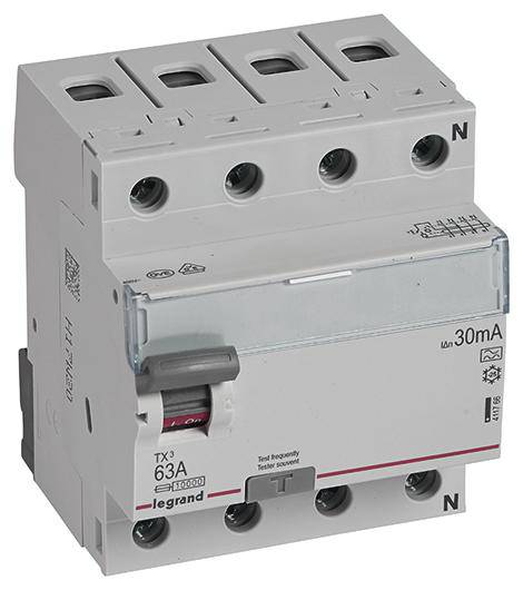 Legrand 411766 411766 FI védőkapcsoló A 63 A 400 V