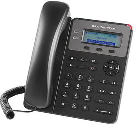 Grandstream SIP GXP-1615 Entry mit PoE Vezetékes telefon, VoIP PoE Színes kijelző Szürke, Fekete