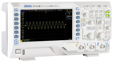 Rigol DS1102Z-E Digitális oszcilloszkóp 100 MHz 2 csatornás 1 GSa/mp 24 Mpts 8 bit Digitális memória 3. kép
