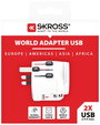 Skross 1302470 Úti adapter Pro Light USB (2xA) -World 10. bélyegkép
