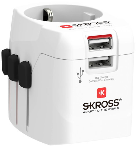 Skross 1302470 Úti adapter Pro Light USB (2xA) -World 7. kép