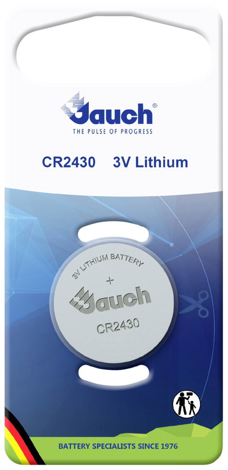 Jauch Quartz Gombelem CR 2430 3 V 1 db 320 mAh Lítium