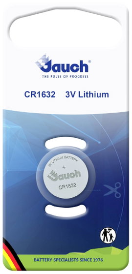 Jauch Quartz Gombelem CR 1632 3 V 1 db 135 mAh Lítium