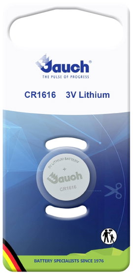 Jauch Quartz Gombelem CR 1616 3 V 1 db 55 mAh Lítium