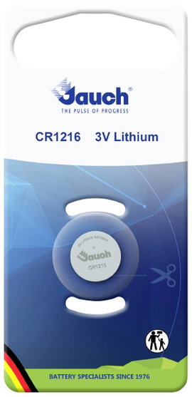 Jauch Quartz Gombelem CR 1216 3 V 1 db 30 mAh Lítium