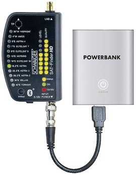 Schwaiger Sat Finder HD + Powerbank SAT kereső
