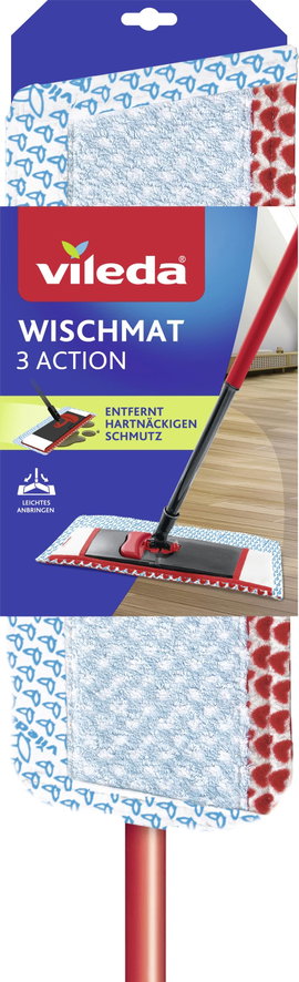 Vileda 01473 Wischmat Extra mit Teleskopstiel Felmosó 1 db