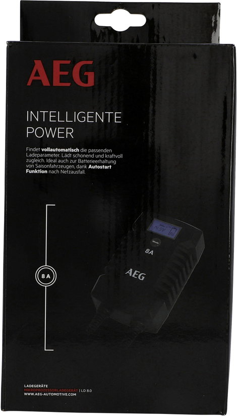 Autós akkutöltő 12 V/24 V 8 A/4 A, AEG LD8 10618 14. kép