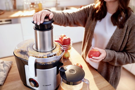 Bosch Haushalt Gyümölcsprés MES4010 1200 W Ezüst, Fekete 2. kép