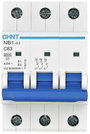 Chint 179710 NB1-63 3P C63 6kA DB Vezeték védőkapcsoló 3 pólusú 63 A 240 V, 415 V bélyegkép