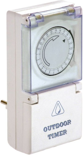 AS Schwabe 24031 Dugalj időkapcsoló óra Analóg Napi program 3500 W IP44