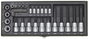 Proxxon Dugókulcs készlet 1/2 (12,5 mm), 1/4 (6,3 mm) 29 részes 23103 bélyegkép