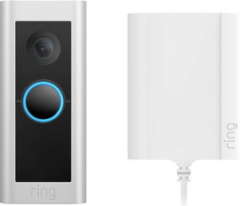 ring Video Doorbell Pro Plugin 2 IP videó kaputelefon WLAN Külső egység Nikkel (matt)