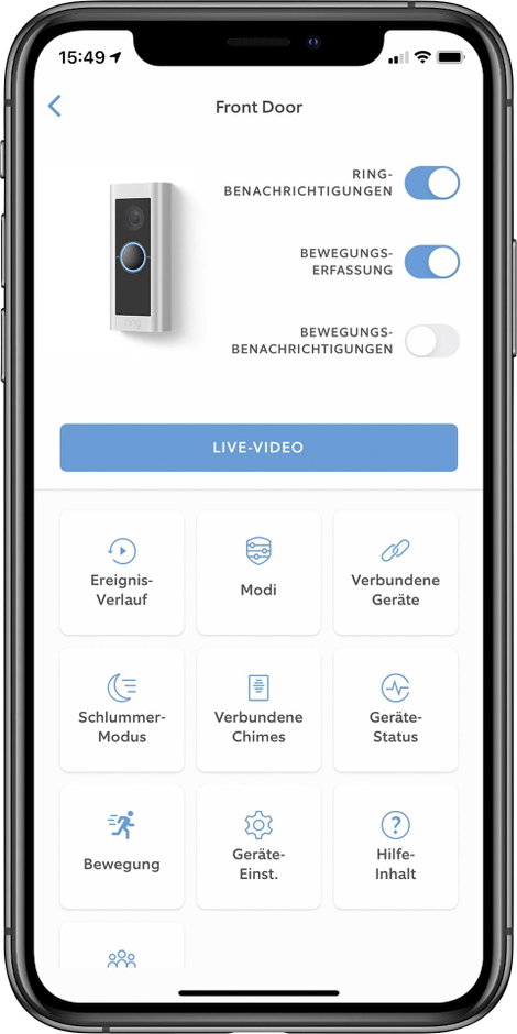 ring Video Doorbell Pro Plugin 2 IP videó kaputelefon WLAN Külső egység Nikkel (matt) 6. kép