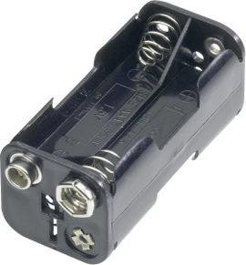 Elemtartó mikroelemhez 4 x AAA, 54,5 x 26 x 24,5 mm, Goobay 11990