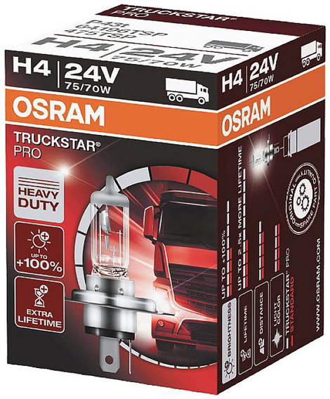 OSRAM 64196TSP Halogén fényforrás Truckstar H4 75/70 W 24 V