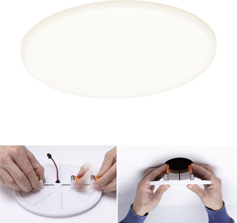 Paulmann 95386 Veluna VariFit LED-es beépíthető panel LED 15 W Selyem 10. kép
