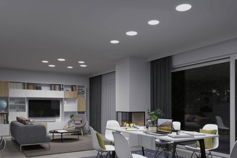 Paulmann 95386 Veluna VariFit LED-es beépíthető panel LED 15 W Selyem 8. kép
